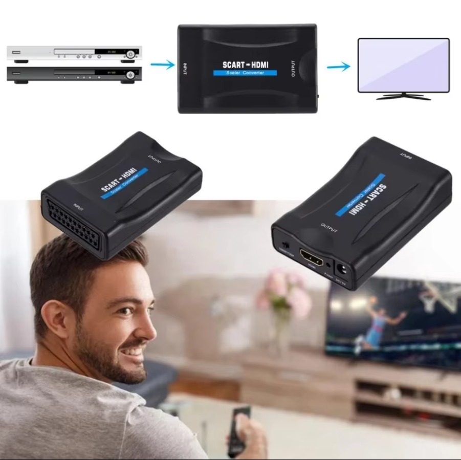 Adattatore Full HD 1080P da SC - Scart To Hdmi recensione e prezzo